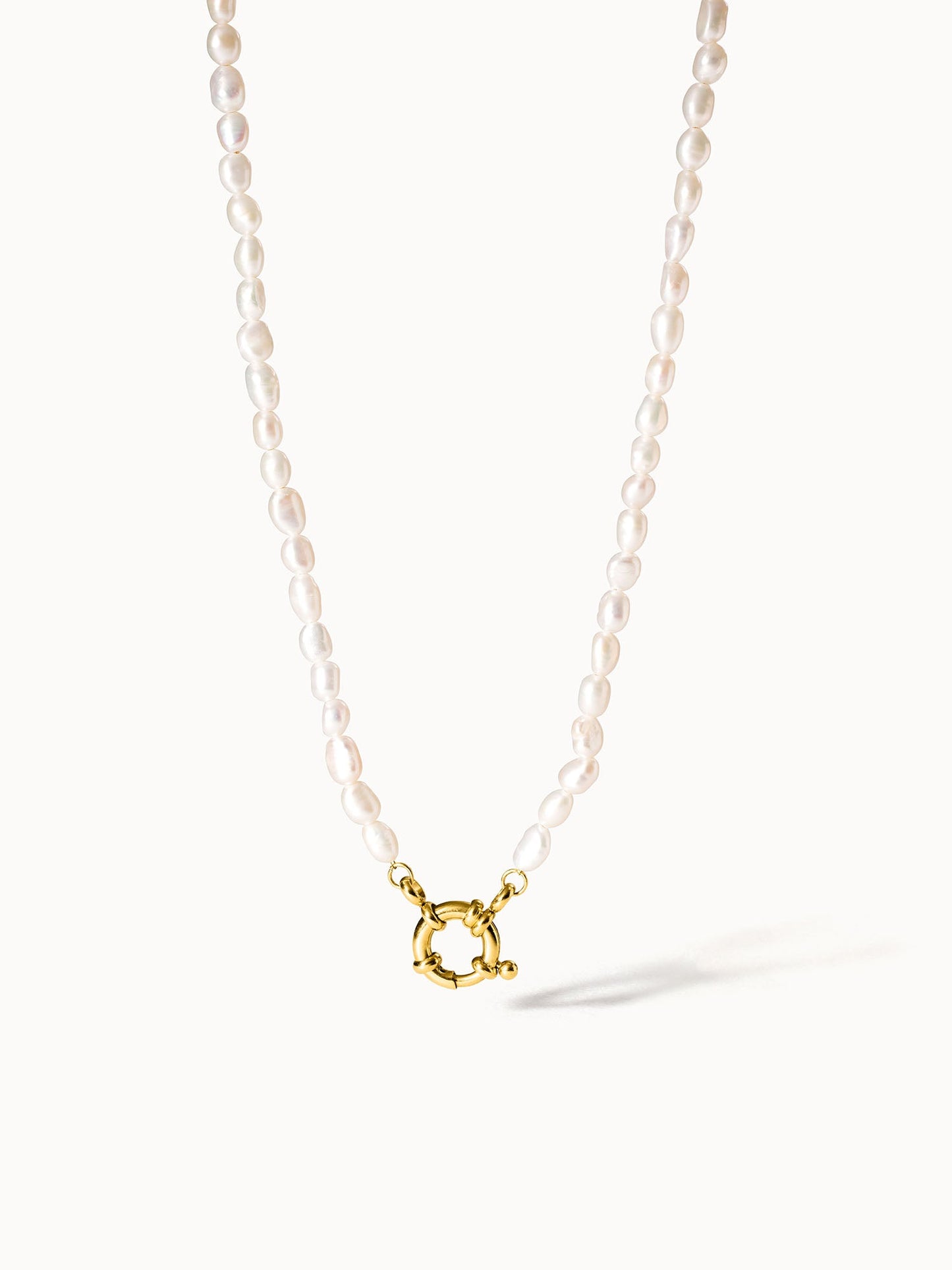 Charm Kette mit Perlen