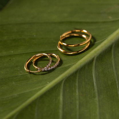 Lovely Glitter Ohrring-Set