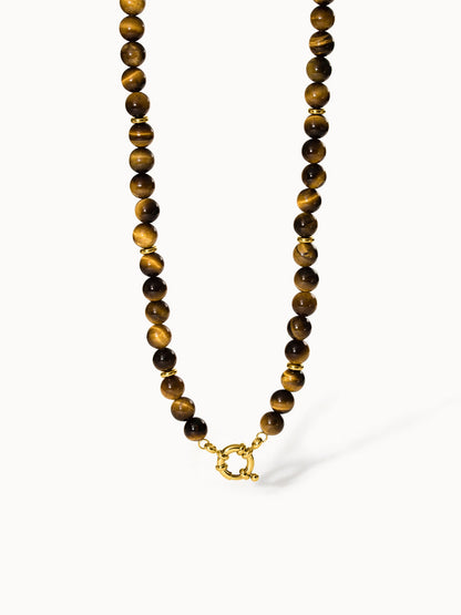 Tiger's Eye Charm Kette