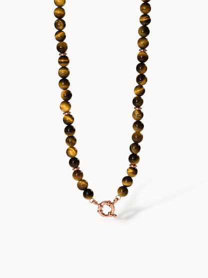 Tiger's Eye Charm Kette