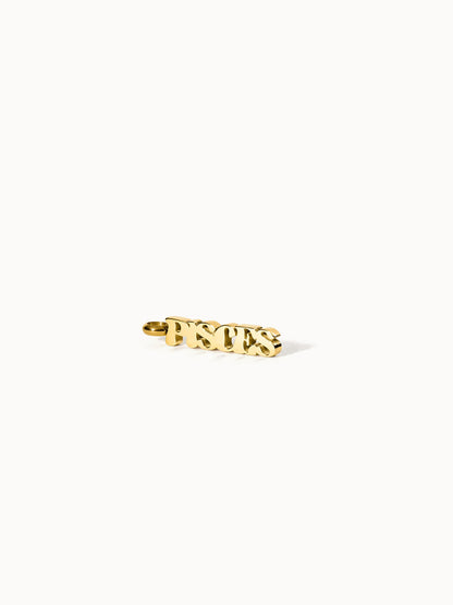 Pisces Letter Charm
