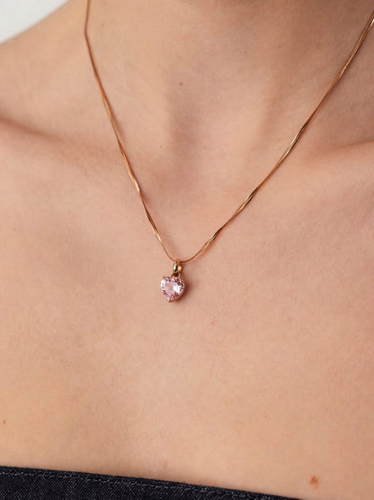 Pink Heart Charm