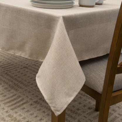 Premium Burlap Waterproof Polyester Tablecloth