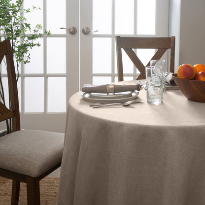 Premium Burlap Waterproof Polyester Tablecloth