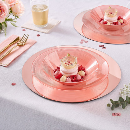 Transplant Rose Disposable Party Bowl Set | 12 Pack