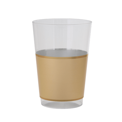 Gold Plastic Cups | 20 Cups