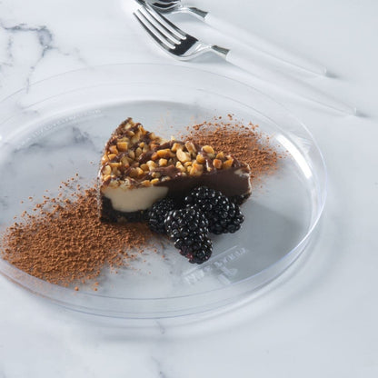 Round Clear Walled Plastic Plates