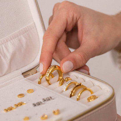 Premium Schmuck Box Beige