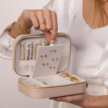 Premium Schmuck Box Beige